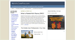Desktop Screenshot of holisticcarepros.com