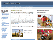 Tablet Screenshot of holisticcarepros.com